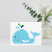 Carte Postale Baleine de bébé (Debout devant)