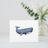 CARTE POSTALE BALEINE DE SPERME (Debout devant)