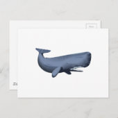 CARTE POSTALE BALEINE DE SPERME (Devant / Derrière)