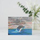 Carte Postale Baleine d'un temps (Debout devant)