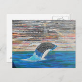 Carte Postale Baleine d'un temps (Devant / Derrière)