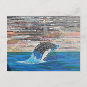 Carte Postale Baleine d'un temps