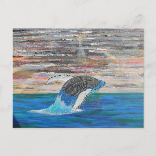 Carte Postale Baleine d'un temps (Devant)