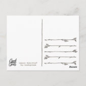 Carte Postale Baleine et phare. (Dos)