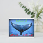 CARTE POSTALE BALEINE TAIL MAUI PARADISE HAWAII (Debout devant)