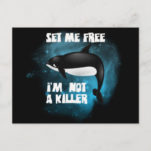Carte Postale Baleine tueuse - Orca
