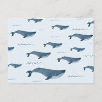 Baleines Bleues Baignant Dans L'Océan