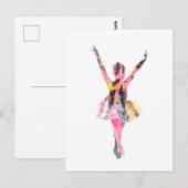 Carte Postale Balerina (Devant / Derrière)