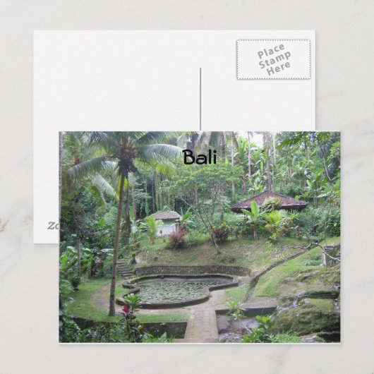 Carte Postale Bali (Devant / Derrière)