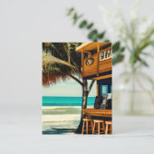 Carte Postale Bali Beach Cafe Bar (Debout devant)