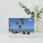 Carte Postale Bali Beach Indonésie (Debout devant)