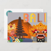 Carte postale Bali Holiday (Devant / Derrière)