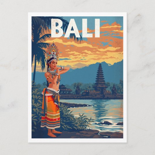Carte Postale Bali, Indonesia Travel (Devant)