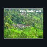 Carte Postale Bali, Indonésie<br><div class="desc">Belles terrasses de rizières à Bali,  Indonésie</div>