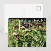 Carte postale Bali Indonésie Cabines en laiton Pla (Devant / Derrière)