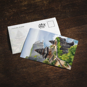 Carte postale Bali Indonésie Uluwatu Temple