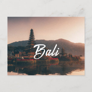 Carte postale Bali simple design élégant