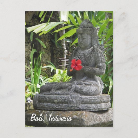 Carte postale Bali Statue (Devant)