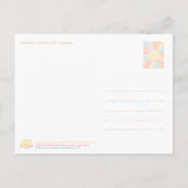 Carte Postale Bali Sunset Palm Leaf – Travel Postcard (Dos)