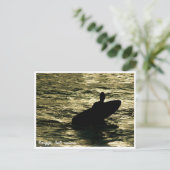 Carte Postale Bali Sunset Surfing – Art Postcard (Debout devant)