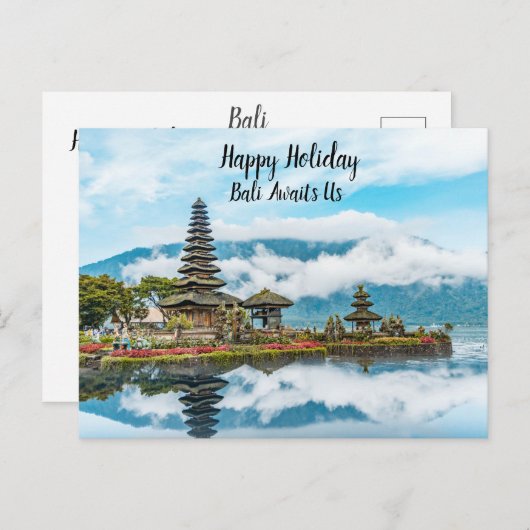 Carte Postale Bali vacation postcard (Devant / Derrière)