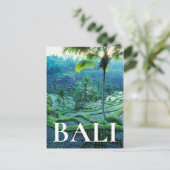 Carte Postale Bali | Vue D'Ensemble Des Terrasses De Riz (Debout devant)