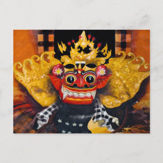 Carte postale Balinais Barong (Devant)