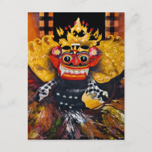 Carte postale Balinais Barong (Devant)