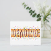 Carte Postale Balise de bulle démonique (Debout devant)