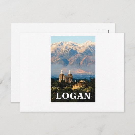 Carte Postale balise logan utah (Devant / Derrière)
