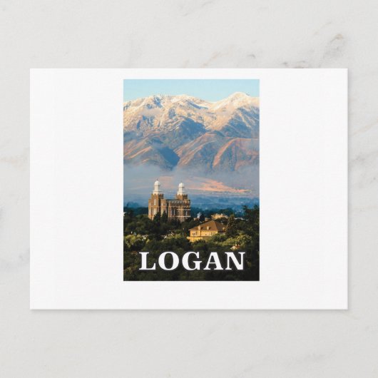 Carte Postale balise logan utah (Devant)