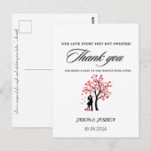 Carte Postale Balise personnalisée Merci de mariage préféré (Devant / Derrière)