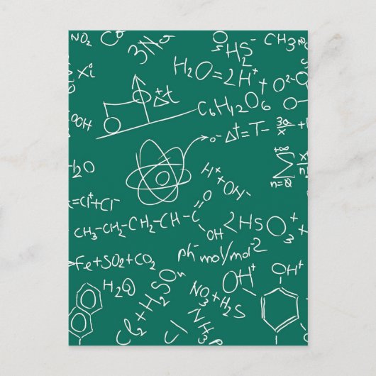 Carte Postale Balises de chimie (Devant)