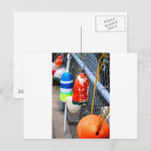 Carte Postale Balises sur la barrière (Devant / Derrière)