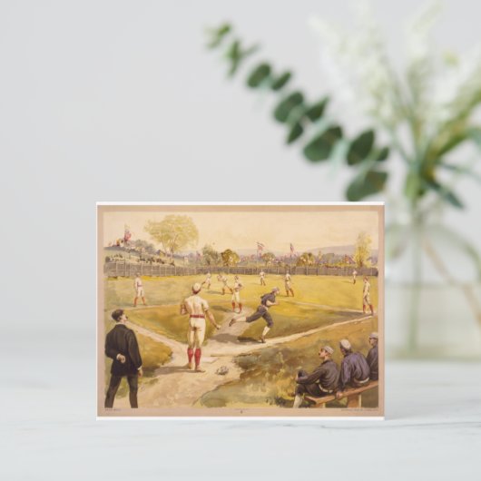 Carte Postale Ball de base (Debout devant)