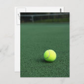 Carte Postale Ball de tennis (Devant / Derrière)