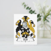 Carte Postale Ball Family Crest (Debout devant)