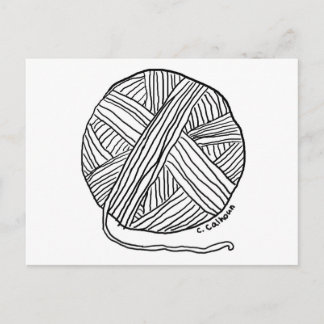 Carte Postale Ball o'Yarn