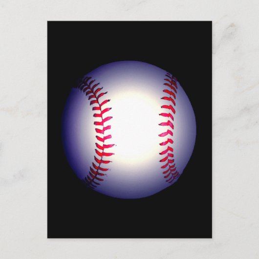Carte Postale Balle de baseball (Devant)