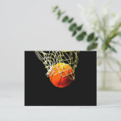Carte Postale Balle de basket (Debout devant)