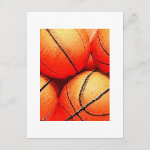 Carte Postale Balle de basket