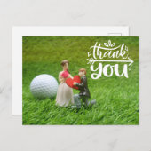 Carte Postale Balle de golf et tee sont sur l'herbe verte  Maria (Devant / Derrière)