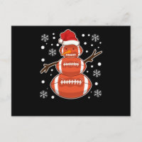 balle de neige fan de footballeur de Noël