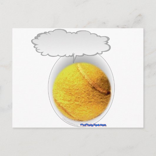 Carte Postale Balle de tennis (Devant)