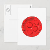 Carte Postale balle rouge (Devant / Derrière)