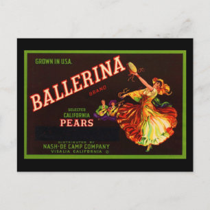 Carte Postale Ballerina