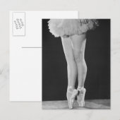 Carte Postale Ballerina (Devant / Derrière)