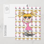 Carte postale Ballerina (Devant / Derrière)