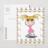Carte postale Ballerina (Devant / Derrière)