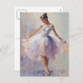 Carte postale Ballerina (Devant / Derrière)
